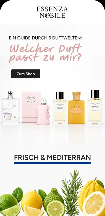 Essenza Nobile email design: Which fragrance suits me?