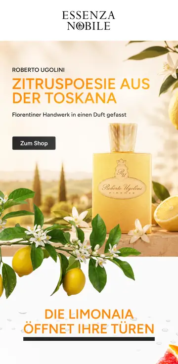 E-Mail-Design Essenza Nobile: Limonaia — Zitruspoesie aus der Toskana