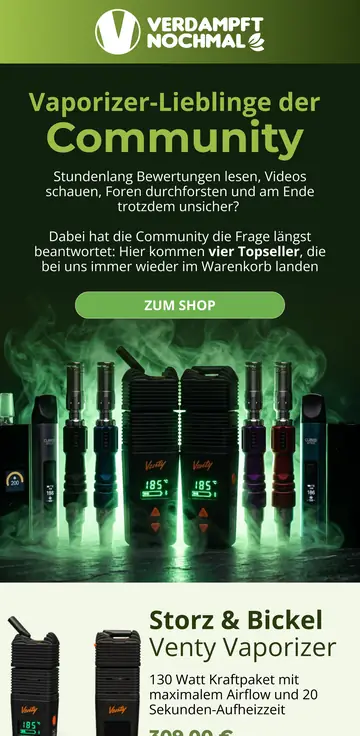 Verdampft Nochmal email design: community favourites