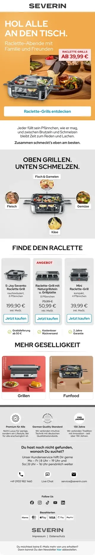 Newsletter from Severin