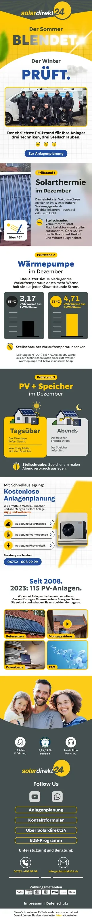 Newsletter from solardirekt24